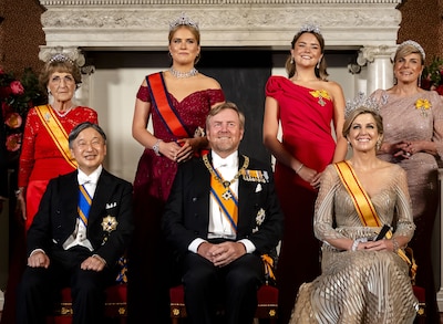 Prinses Ariane steelt de show met tiara-debuut op staatsbanket: ‘Ze is de ster van de avond’