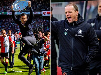 Feyenoord hoopt met trainerskoppel weer het voetbal te gaan spelen waar publiek onder Slot van genoot