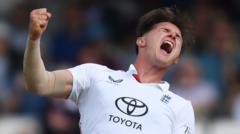 England vs New Zealand: Sonny Baker lifts the mood by staying true to himself