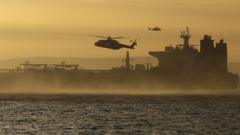 Watch: MOD video shows Russian shadow fleet tanker interception
