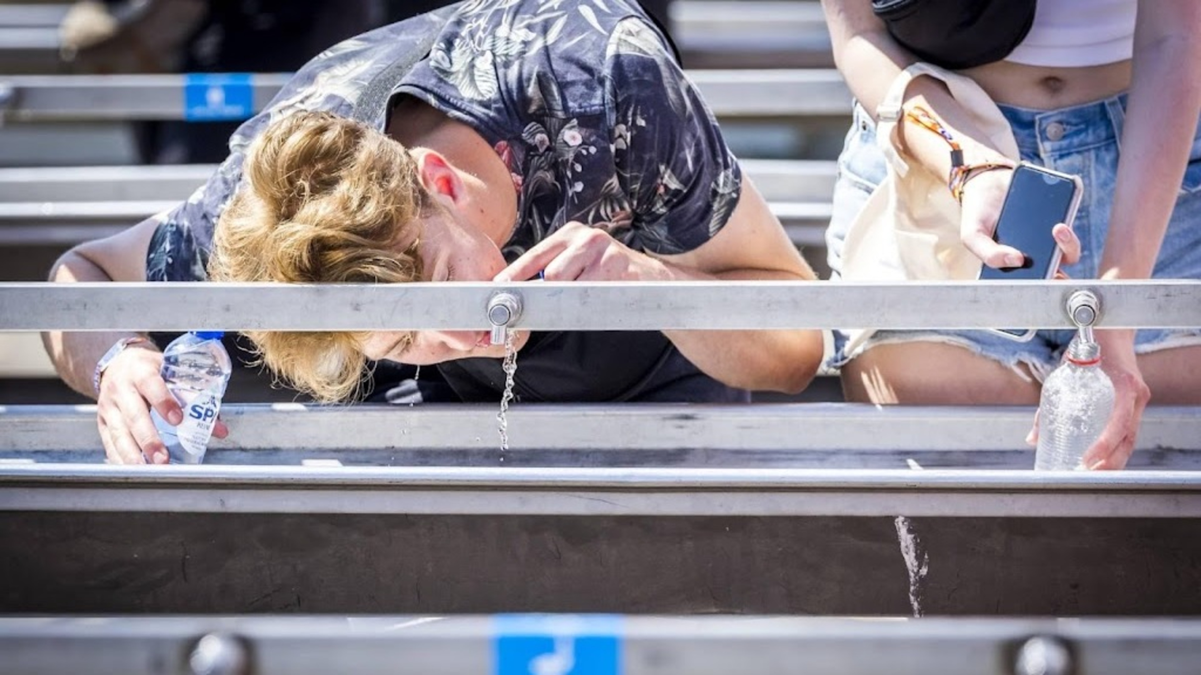 Evenementen wijzen bezoekers op voorzorgsmaatregelen tegen hitte