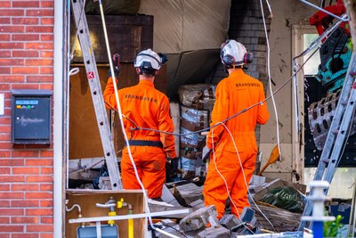 Geen slachtoffers meer gevonden onder puin explosie Osdorp