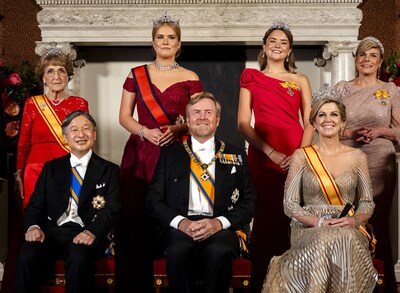 Prinses Ariane steelt de show met tiara-debuut op staatsbanket: ‘Ze is de ster van de avond’
