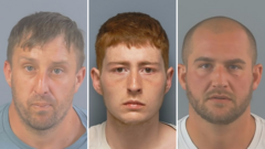 Three jailed for violence at Henry Nowak police protest