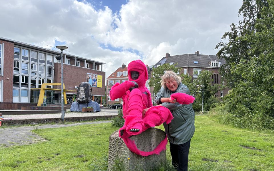 Kunst op straat in Groningen anno 2026: naakt meisje verandert in non-binaire nomade