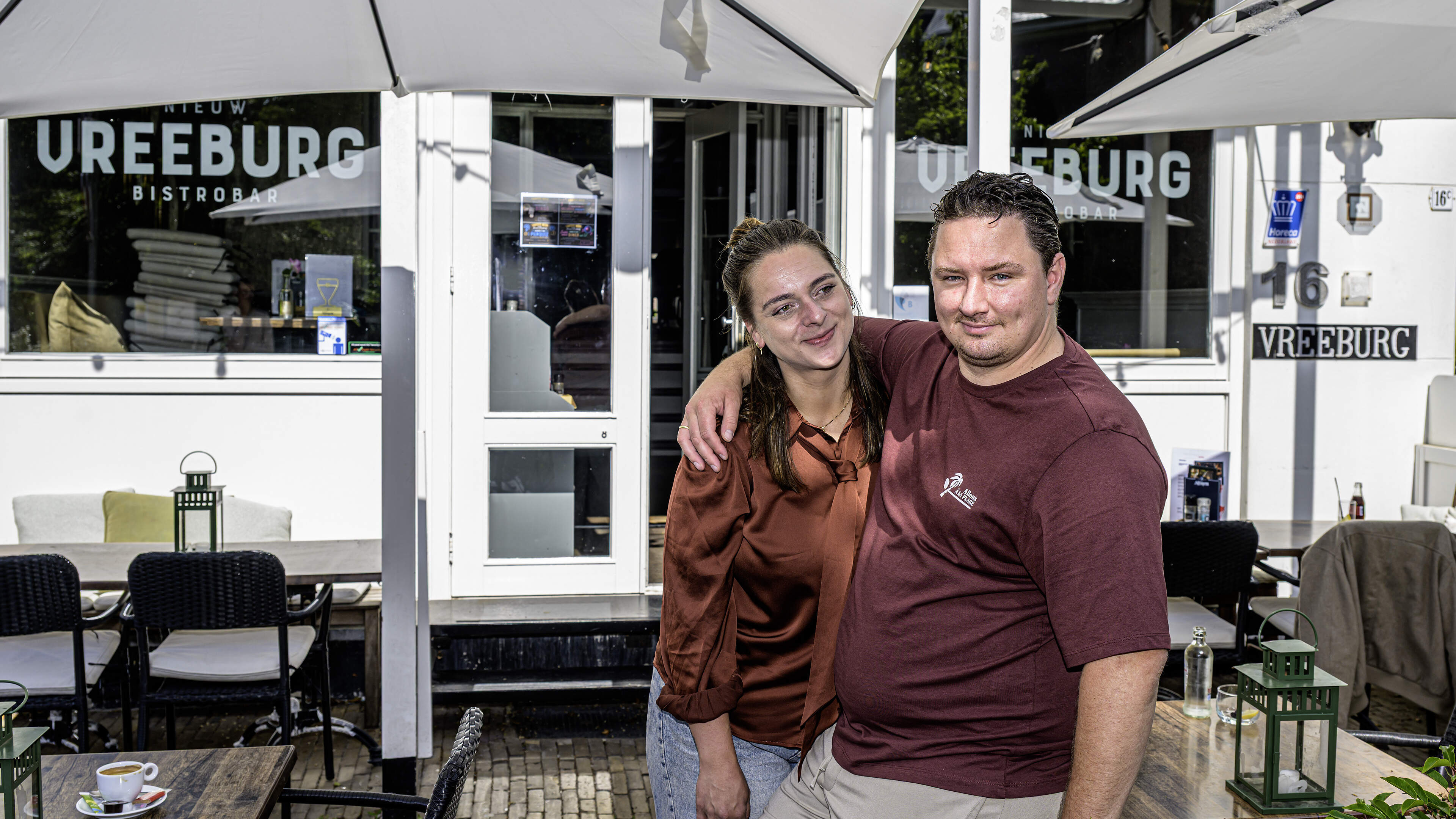 Emma en Wessel van bistrobar Nieuw Vreeburg in Bloemendaal stoppen ermee: ’Mijn oudste kind begon te zeggen dat papa altijd aan het werk was. Dat kwam wel binnen’