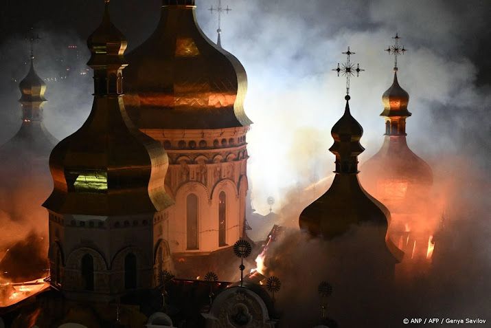 Dodental in Oekraïne loopt op, kathedraal in Kyiv zwaar geraakt