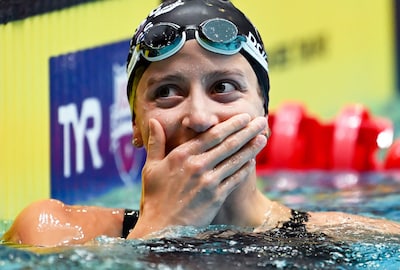 Amerikaanse Kate Douglass verbetert wereldrecord 50 meter vrije slag