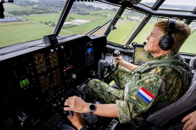 Koning maakt eerste vlucht met Airbus A321neo: RVD deelt foto’s