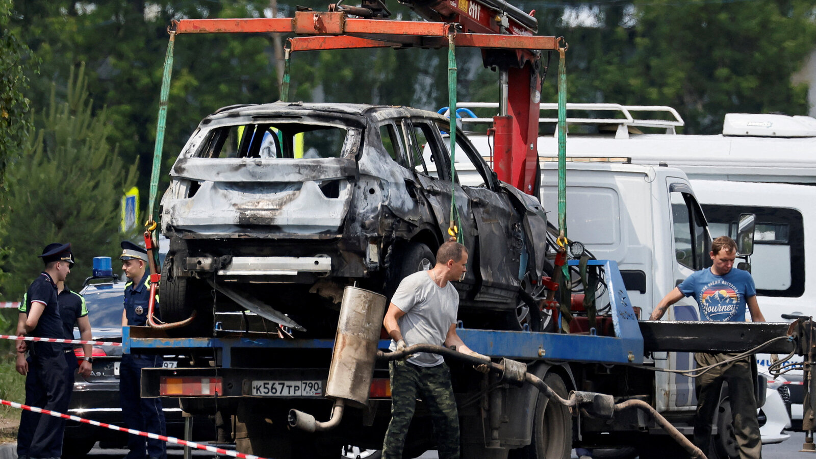 Senior Russian Military Official Is Killed in Car Explosion Near Moscow