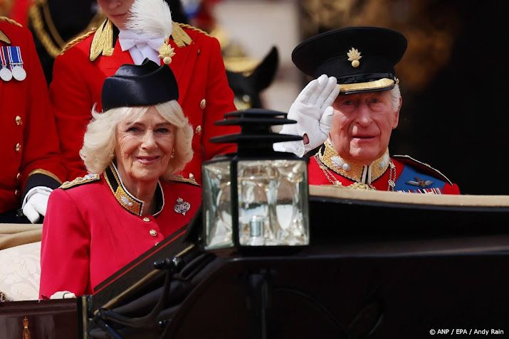 Britse royals verzamelen zich voor Trooping the Colour