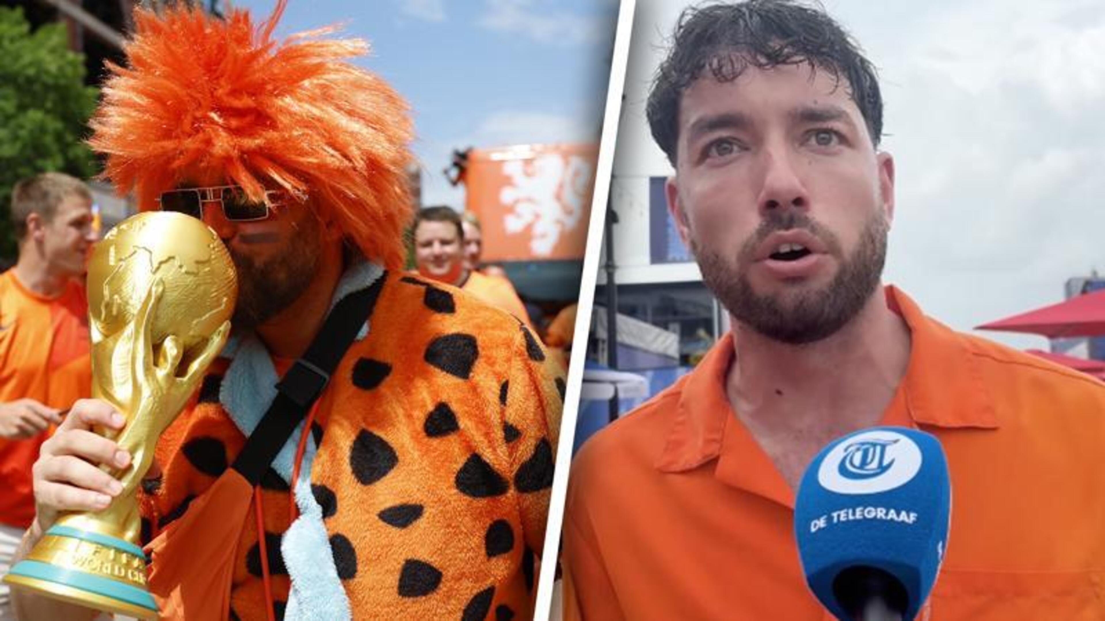Oranje-fans in bloedheet Houston: ‘Dit is niet te doen’