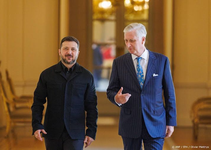 Filip en Zelensky lunchen in het Koninklijk Paleis