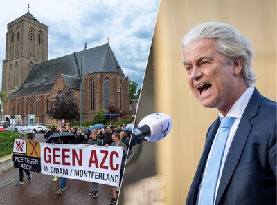 Vrouwenmars als anti-azc-protest in Didam, waar wordt gewacht op Geert Wilders