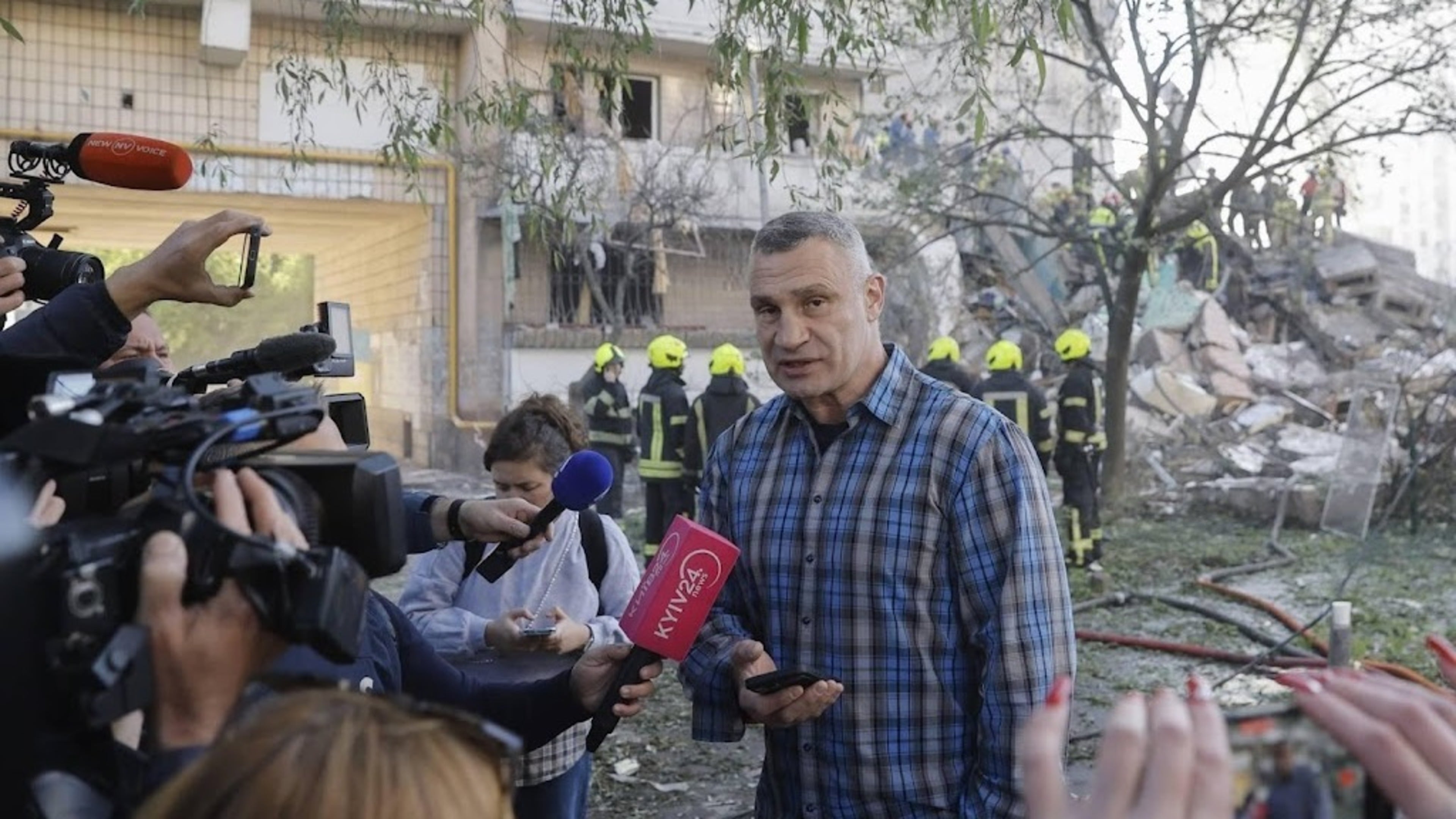 Burgemeester Kyiv: luchtaanvallen afgeslagen