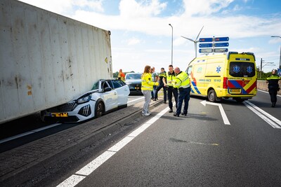 Seconden na bizar ongeluk duikt bestuurder ineens op naast wrak: ‘Hier ben ik, riep hij’
