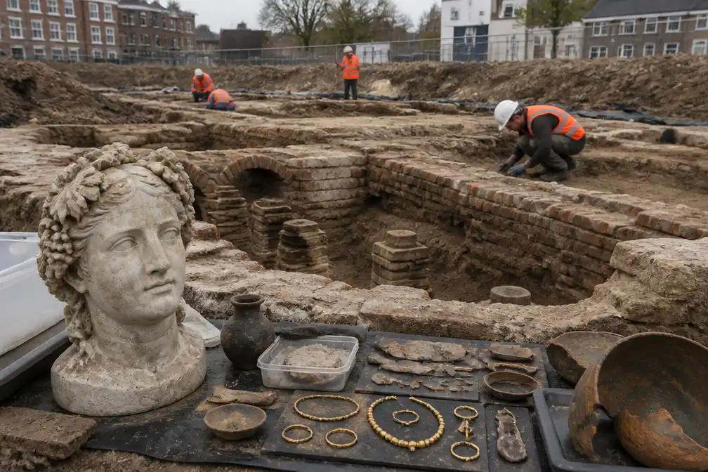 Grootste Romeinse badhuiscomplex ontdekt in Nijmegen
