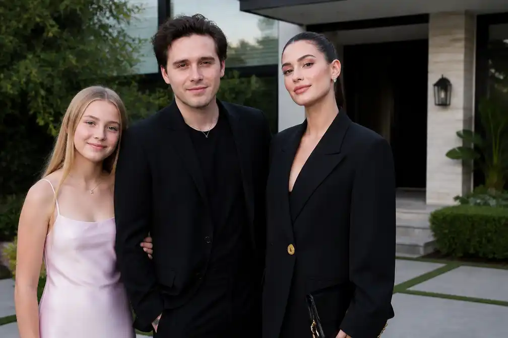 Brooklyn Beckham beweert dat bezoek zus Harper in scène is gezet, familieruzie escaleert