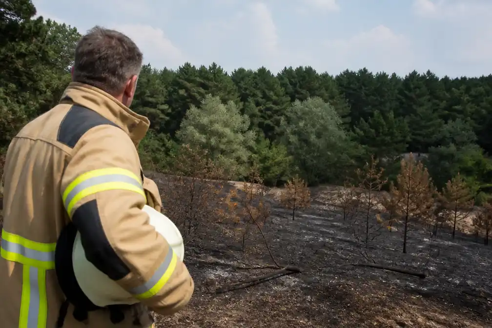 Nog geen grote natuurbranden in Nederland, maar risico blijft volgens coördinator