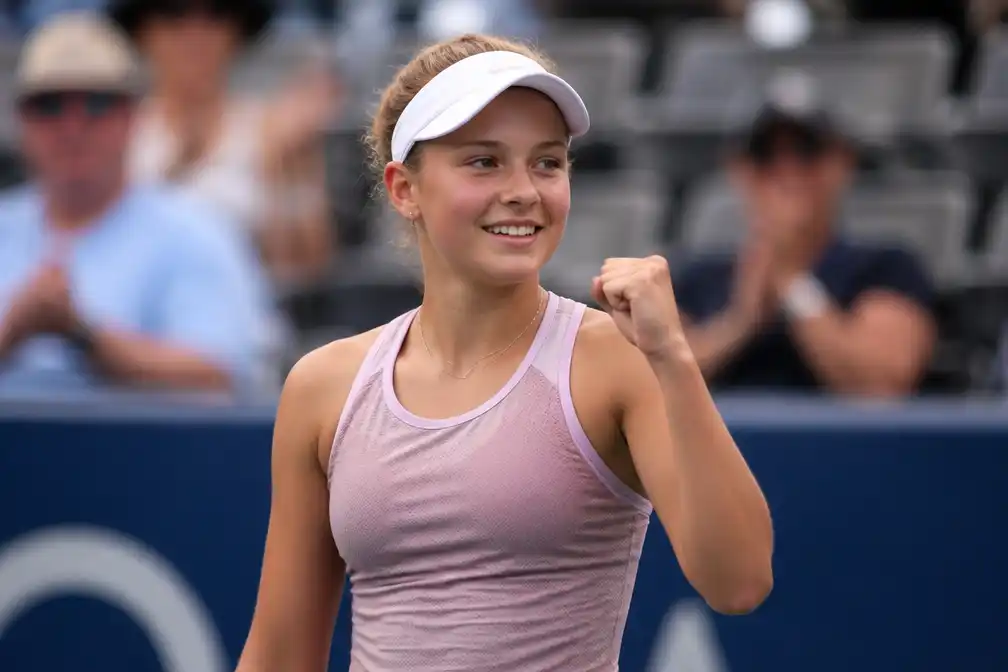 Kristina Liutova (16) wint eerste WTA-toernooi in Memphis