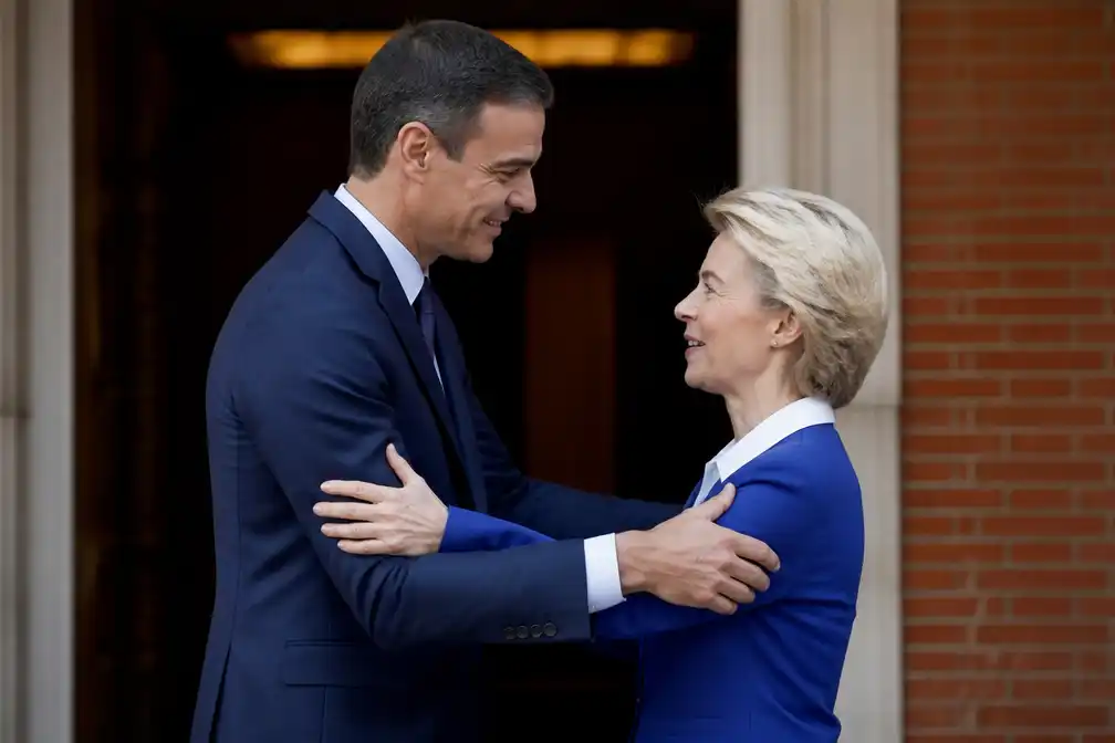 Von der Leyen bedankt Sánchez voor aanpak migratiecrisis Ceuta