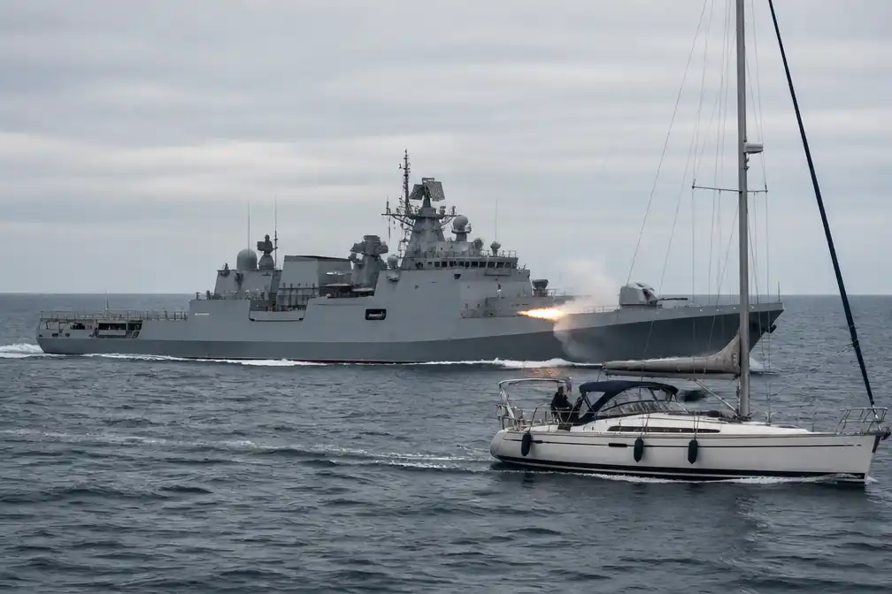 Russisch marineschip vuurt waarschuwingsschoten af op Brits jacht in Kanaal