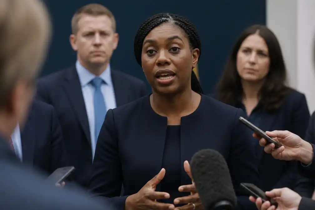 Badenoch verdedigt keuze voor oud-neonazi als Tory-kandidaat