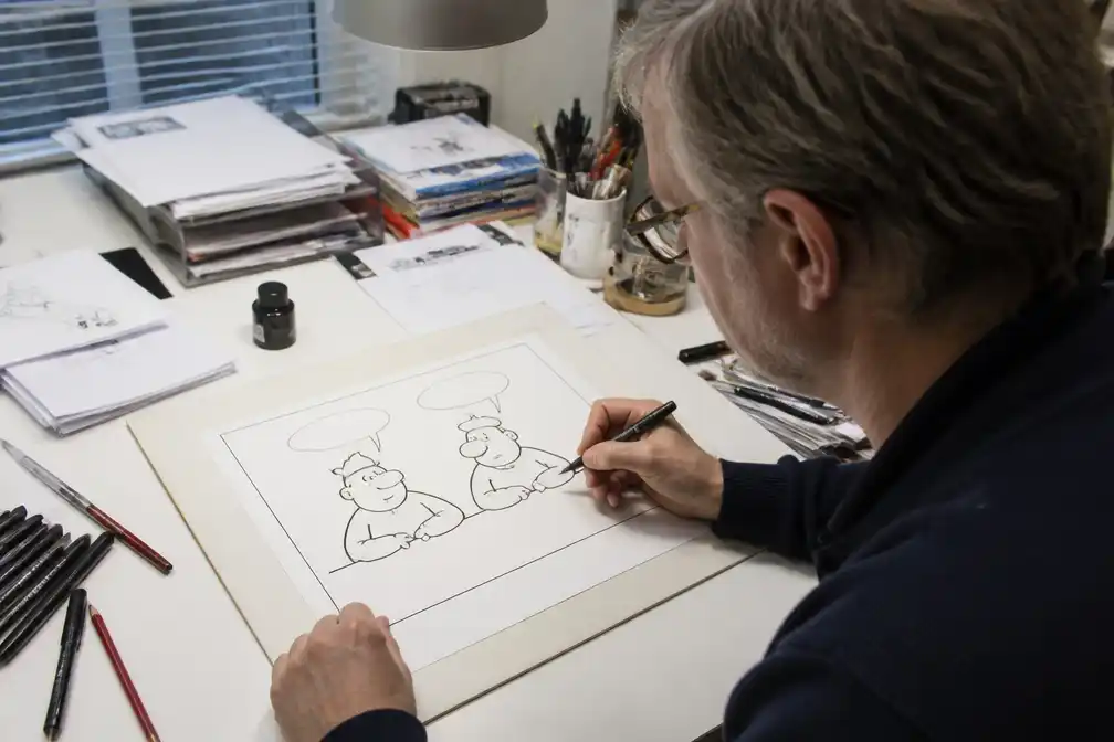 Cartoon Toos en Henk van Paul Kusters verschijnt op 6 augustus 2026 in Nederlandse kranten