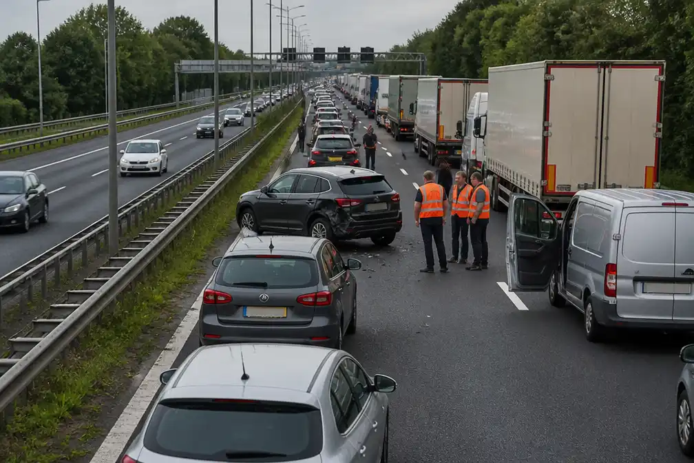Nederland grijpt in op snelwegen na ongelukken door Duitse grenscontroles