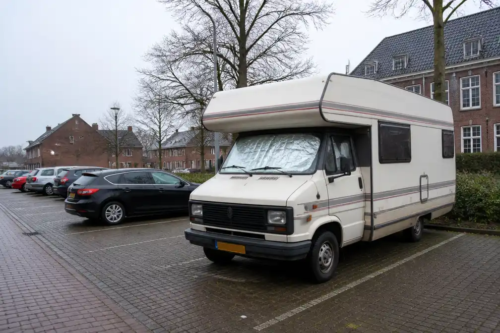 Spookcamper staat al drie jaar op parkeerplek in Cuijk, buurtbewoner heeft theorie