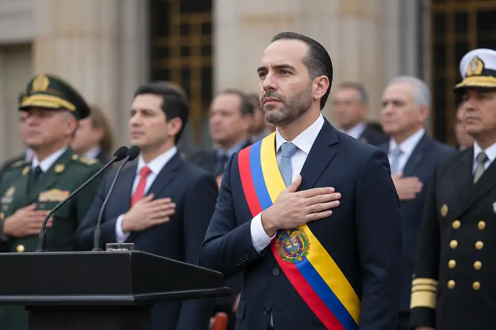 Nieuwe president Colombia begint met miljard van Trump en autobom
