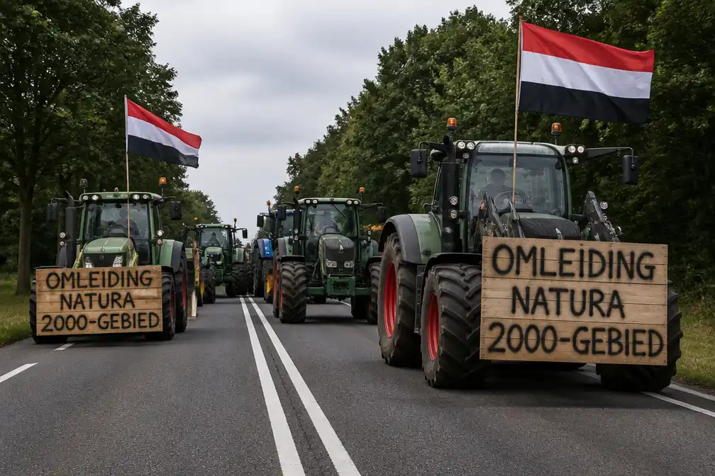 Boeren blokkeren N35 tussen Wierden en Nijverdal
