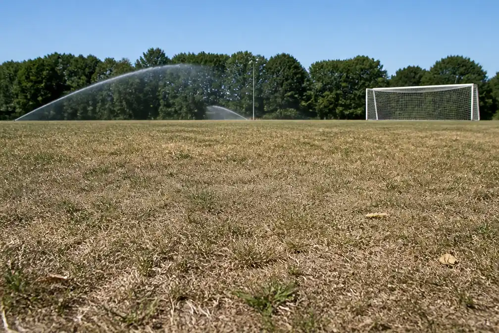 KNVB: zorgen clubs over droogte vooralsnog beperkt