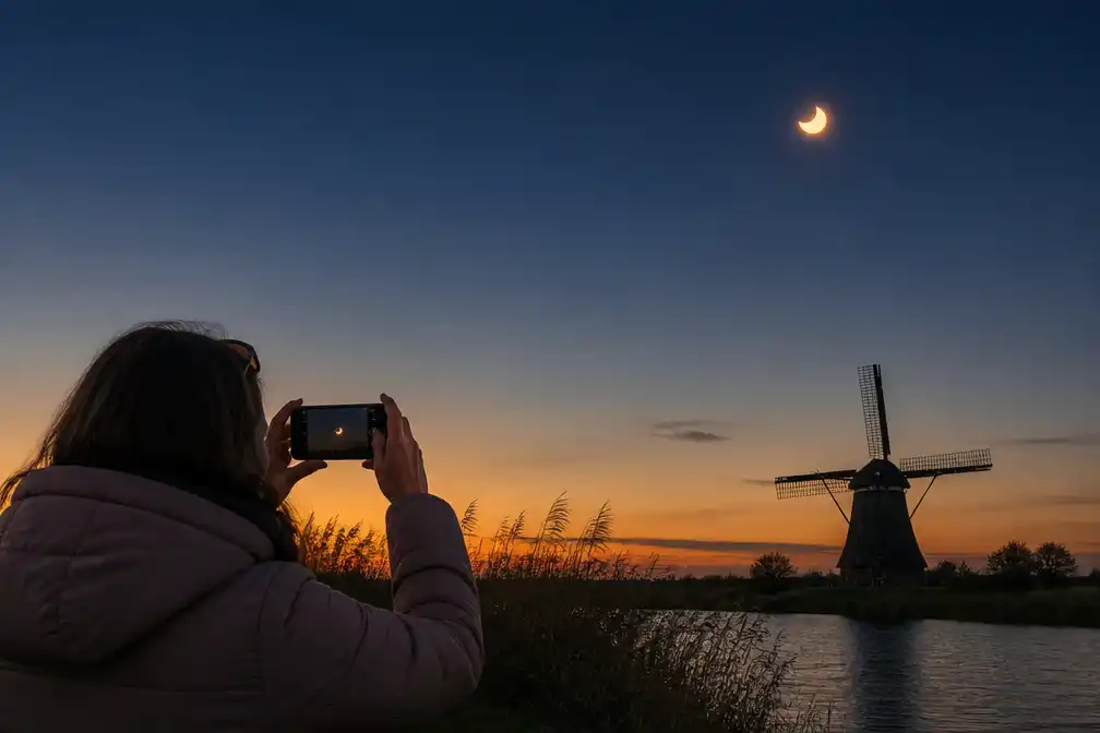 Zonsverduistering op 12 augustus goed zichtbaar in Nederland