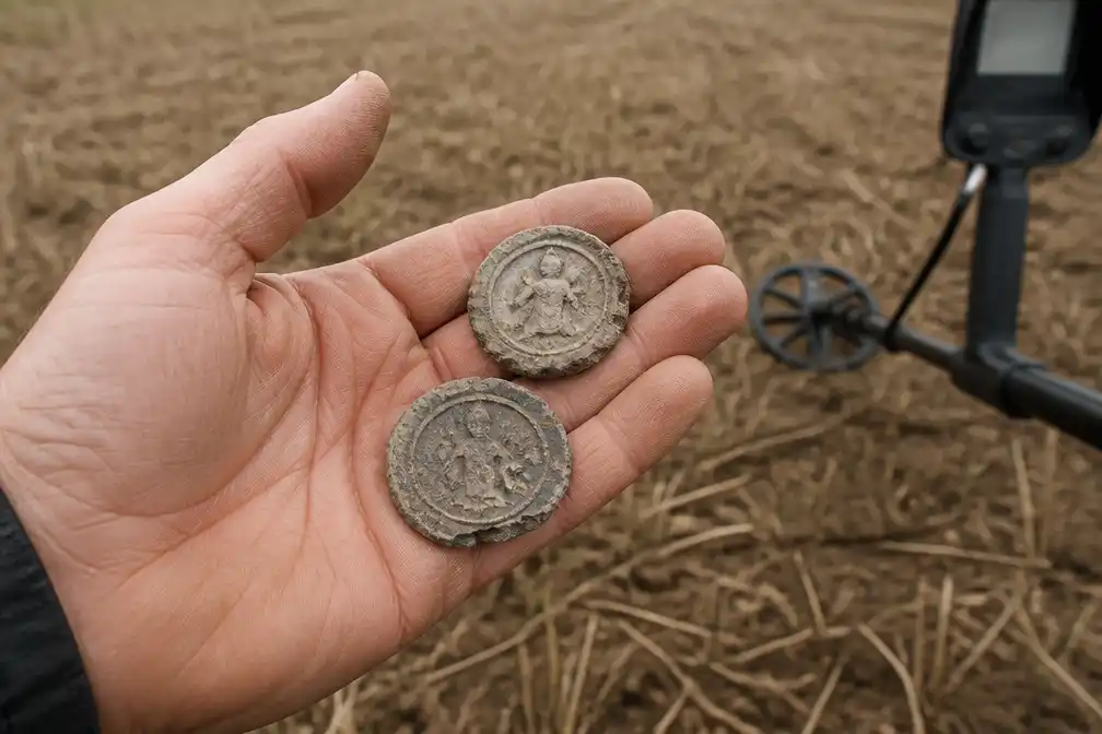 Metaaldetectorist vindt twee 13e-eeuwse pauszegels van Innocentius IV in Kortemark