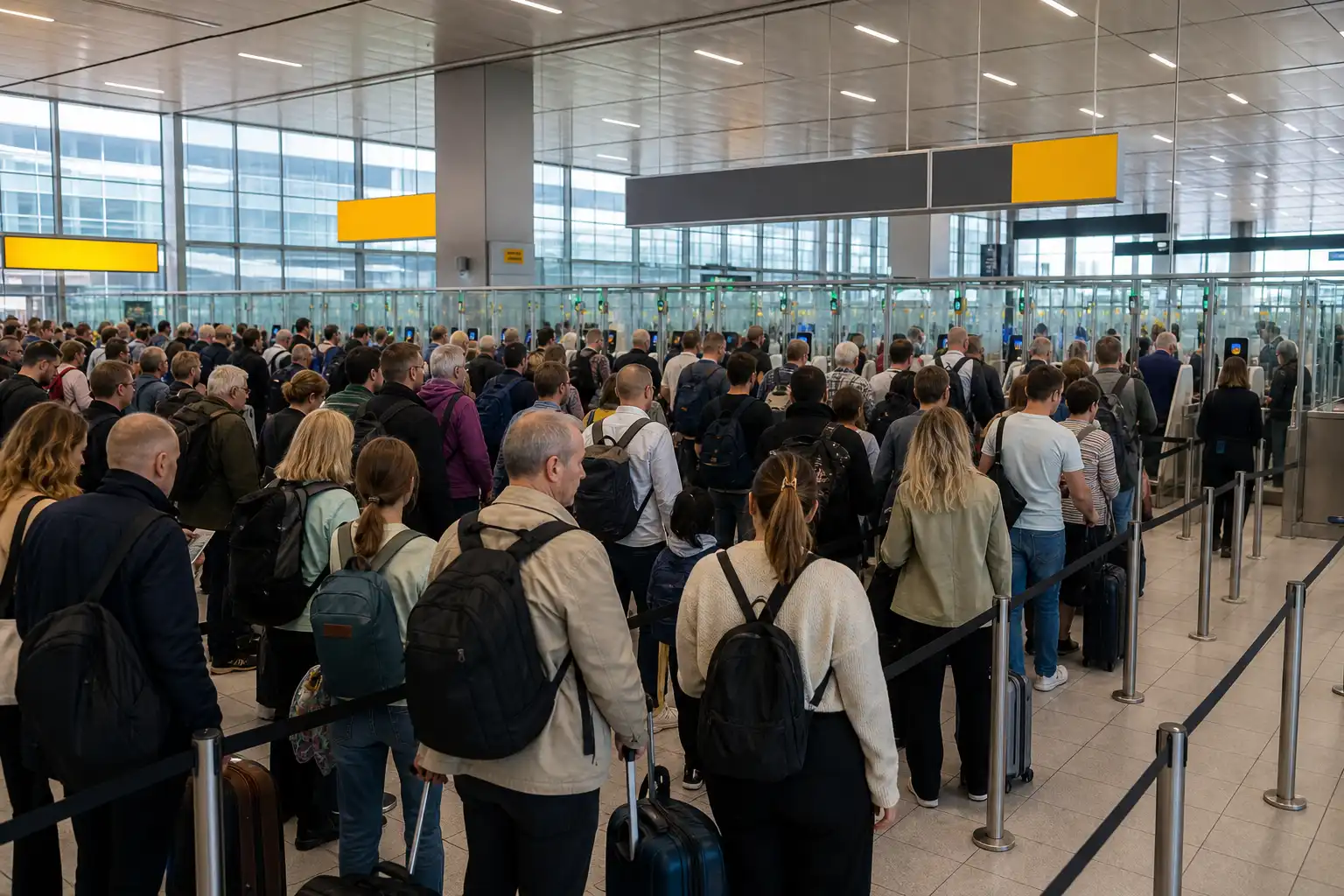 Schiphol waarschuwt voor lange rijen deze zomer door nieuw invoersysteem