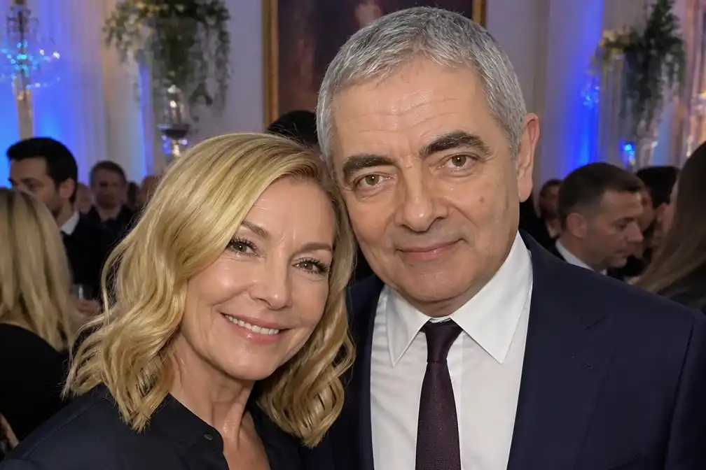 Mariska van Kolck loopt Mr. Bean-acteur Rowan Atkinson tegen het lijf