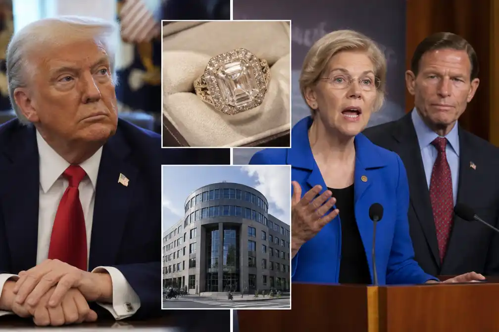 VS-senatoren onderzoeken diamanten ring voor Trump om invoervrijstelling