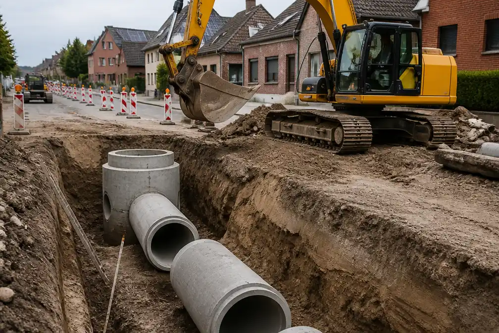 Pijpelheide start 12 miljoen euro werken tegen wateroverlast met nieuwe riolering