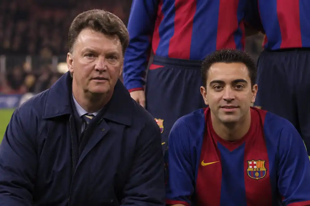 Van Gaal feliciteert Xavi met bondscoachschap Oranje