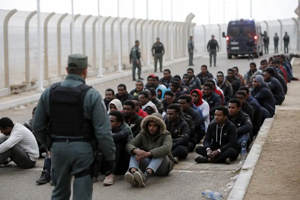 Marokkaanse politie arresteert 111 migranten bij poging Ceuta binnen te komen