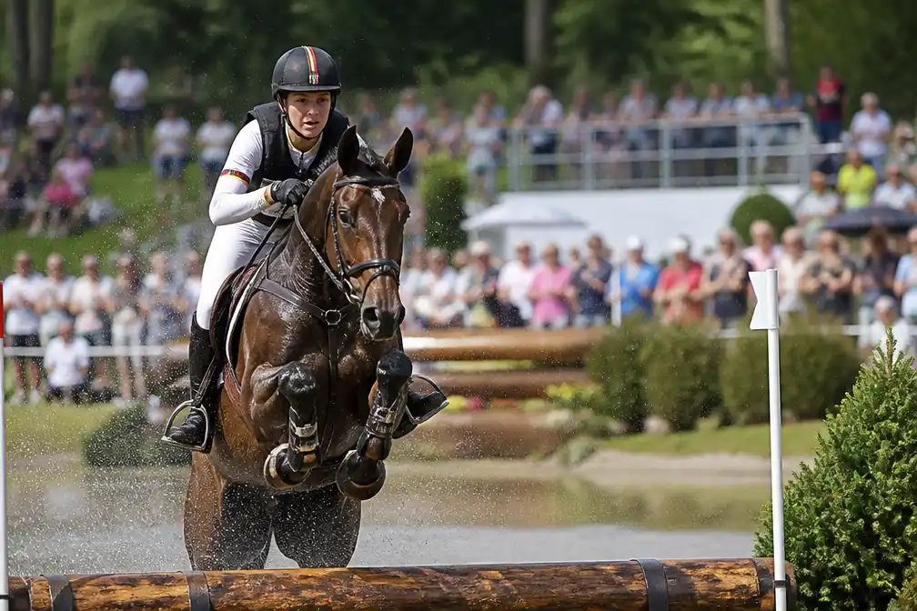 Belgische eventingruiters pakken op WK in Aken op de valreep olympisch ticket