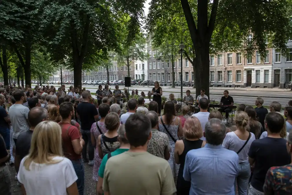 Buurtbewoners Deurne-Zuid protesteren tegen kap van elf bomen
