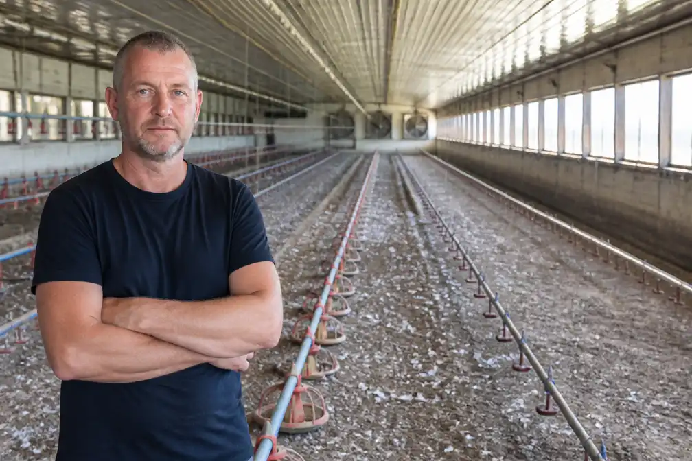 Boer Johan Verbraeken redt 5.000 kippen van het slachthuis