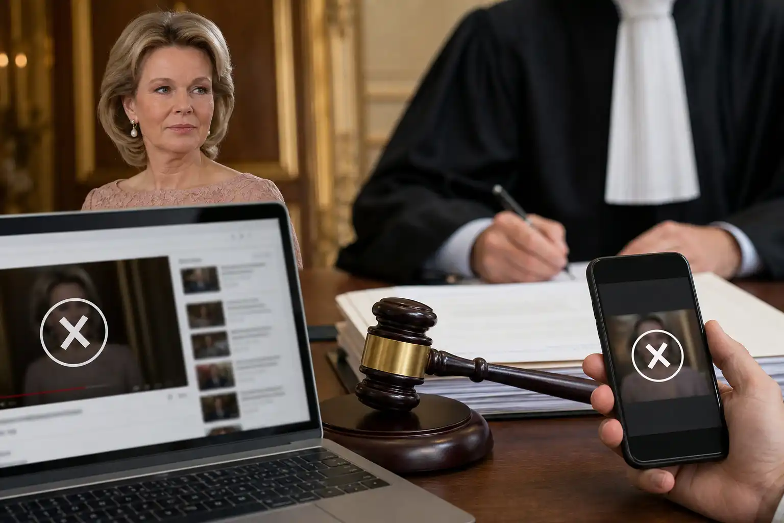Belgisch hof dwingt verwijdering AI-filmpje koningin Mathilde af