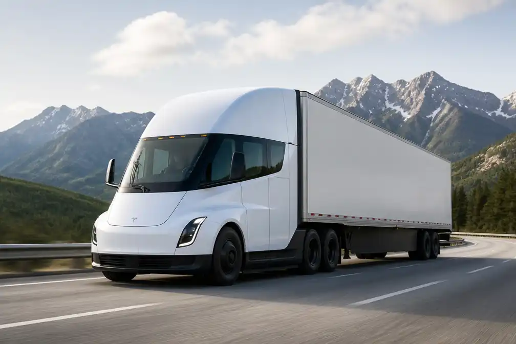 Tesla brengt elektrische vrachtwagen Semi naar Europa