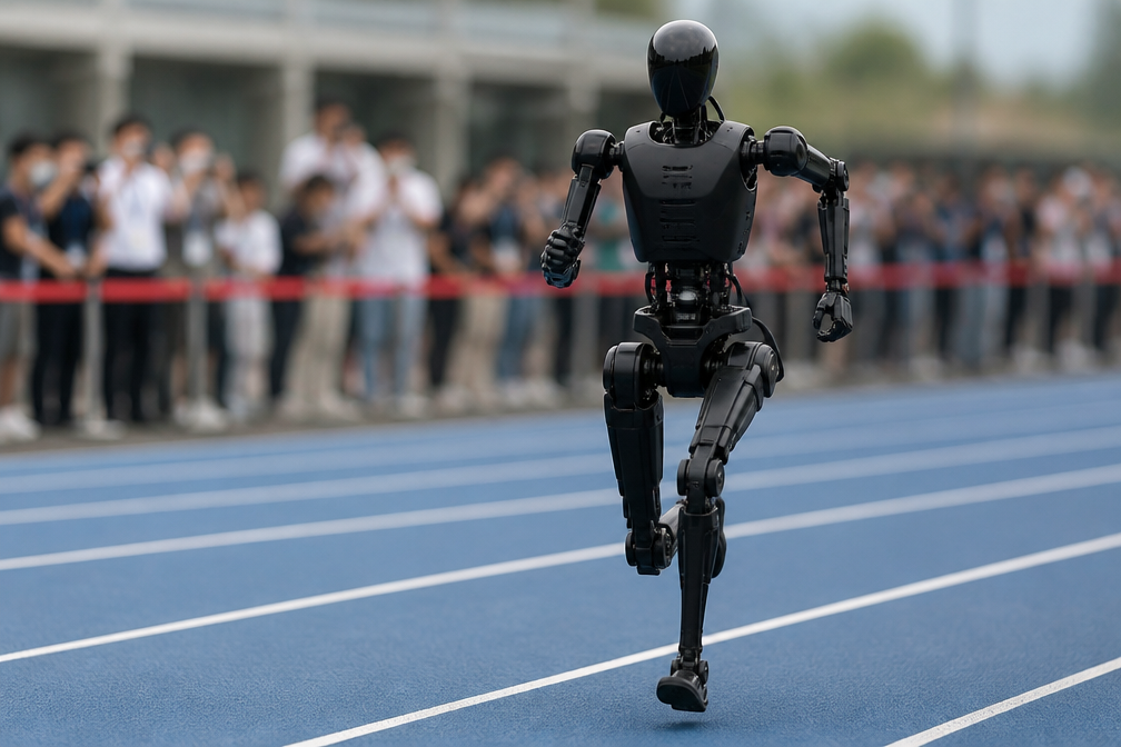 Chinese robot loopt 100 meter in 9,32 seconden, sneller dan record Bolt