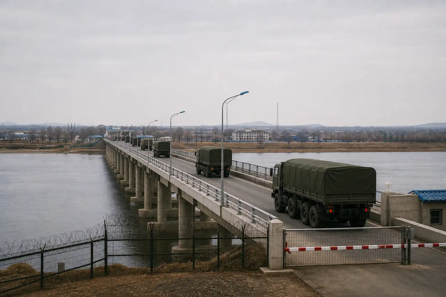 Noord-Korea en Rusland openen autobrug over grens, banden versterkt