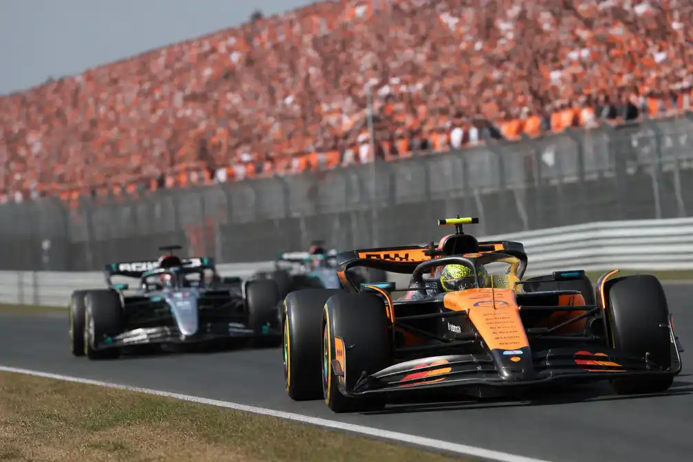 Norris wint laatste Grand Prix van Nederland in Zandvoort
