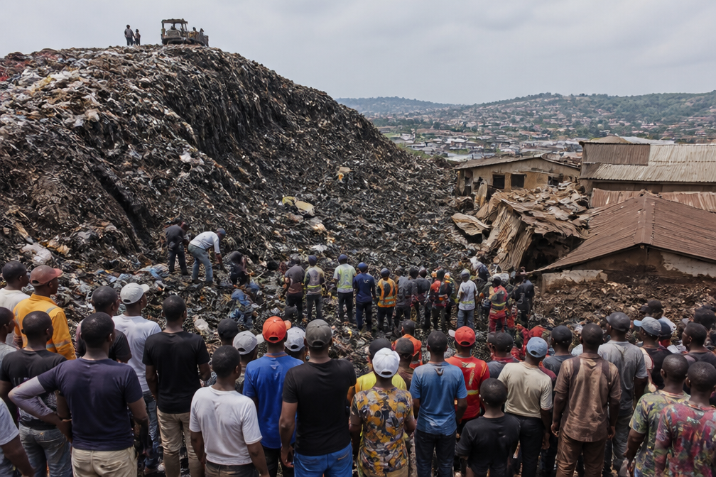 Guinee: ingestorte vuilnisbelt in Conakry doodt 30 mensen, 22 gewonden